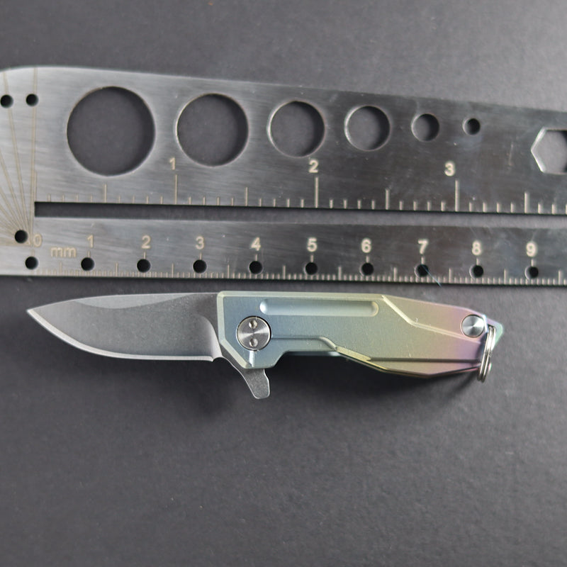 Titanium Folding Knife – Talon-X Speedster with Ultra-Portable Keychain EDC