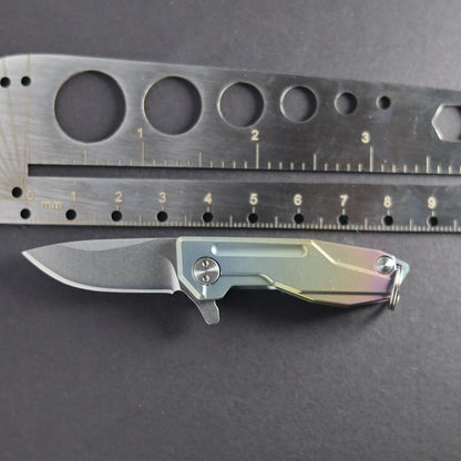 Titanium Folding Knife – Talon-X Speedster with Ultra-Portable Keychain EDC