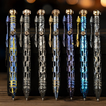 Titanium Tactical Pen – TITANER with Mech EDC Multi-Tool with Fidget Spinner