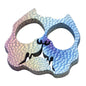 Titanium Two Finger Knuckles – Meteor Crater Oxidized Firing Ultra Light