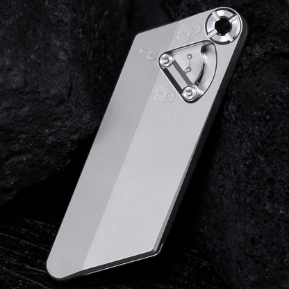 Titanium Utility Knife – TiFlex TC4 EDC with One-Handed Quick-Change Blade