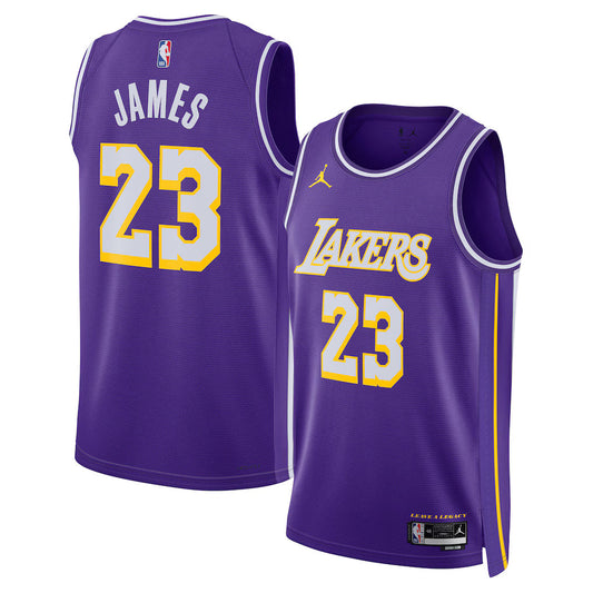 LeBron James Los Angeles Lakers Unisex Jersey - Statement Edition - Purple