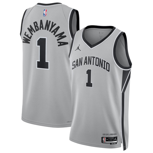 Victor Wembanyama San Antonio Spurs Unisex Jersey - Statement Edition - Silver