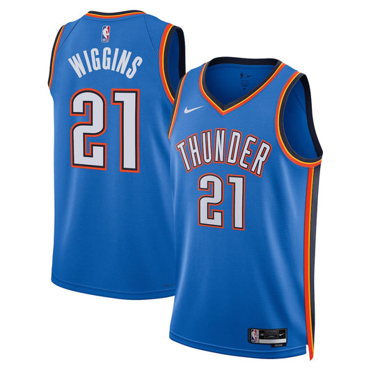 Aaron Wiggins Oklahoma City Thunder Unisex Player Jersey - Icon Edition - Blue