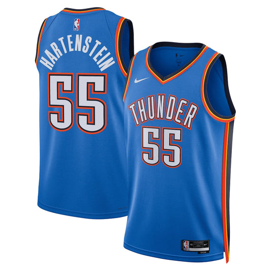 Isaiah Hartenstein Oklahoma City Thunder Unisex Player Jersey - Icon Edition - Blue