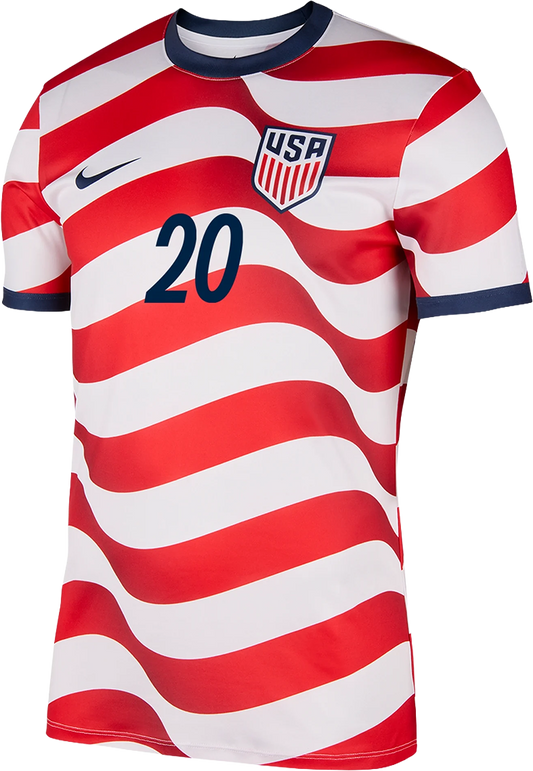 Nike USA 2026 Name & Number Supporters Home Shirt