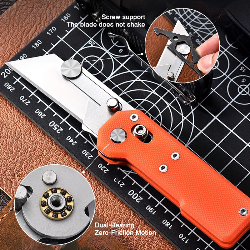Utility Knife – ViperSlide Heavy-Duty Folding with G10 Handle