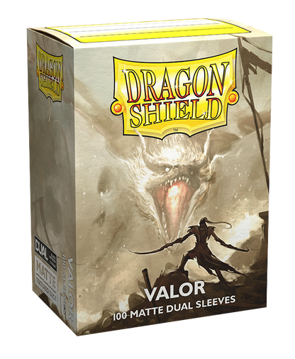 Dragon Shield Sleeves: Valor Standard Dual Matte (Box Of 100)