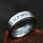 Viking Rune Ring – Futhark Norse Odin Gothic Punk Statement for Alternative Styling