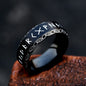 Viking Rune Ring – Futhark Norse Odin Gothic Punk Statement for Alternative Styling