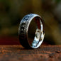 Viking Rune Ring – Norse with Amulet Gothic Punk Statement Silver Gold