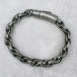 Vintage Dragon Bracelet – Six-Character Mantra with Twisted Bone Titanium Steel
