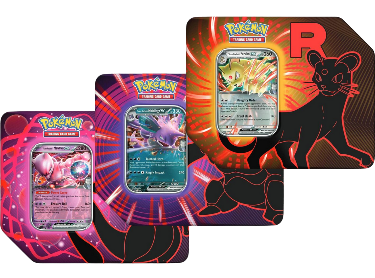 Pokemon Team Rocket Tins