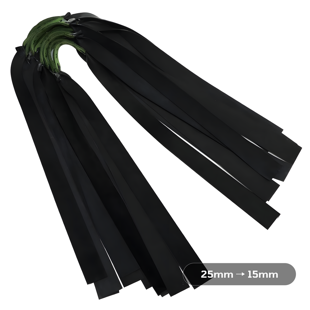 Wrist Brace Slingshot – Rocket Bands with 10-Pack 0.65mm Flat Bands Tapered 25mm→15mm