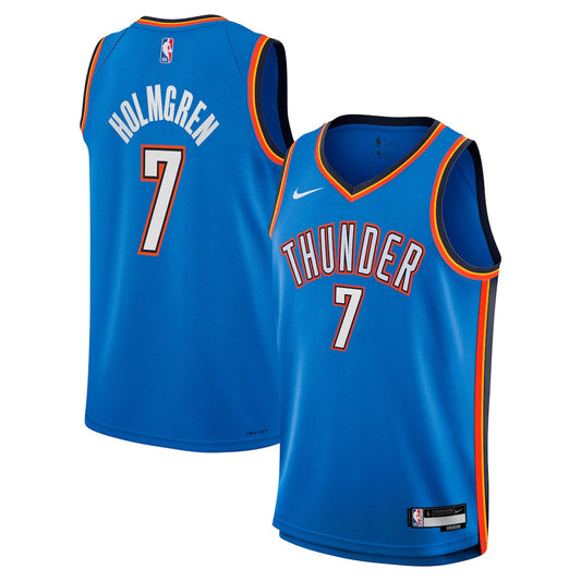 Chet Holmgren Oklahoma City Thunder Jersey - Icon Edition - Blue